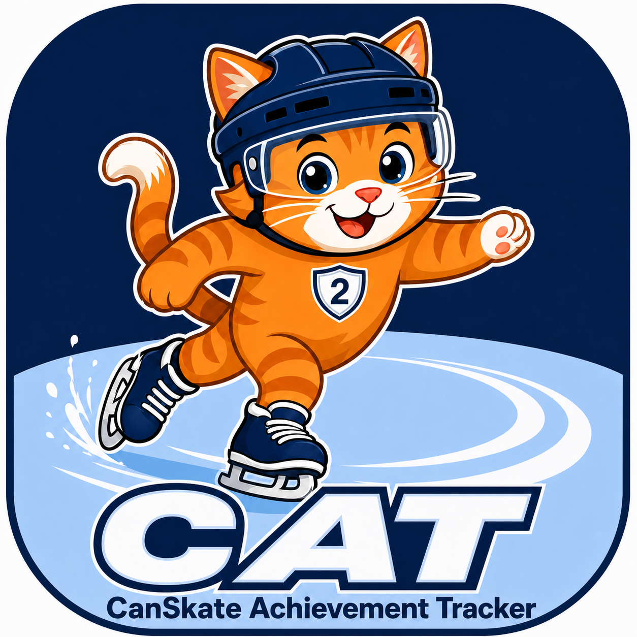CAT skating cat logo